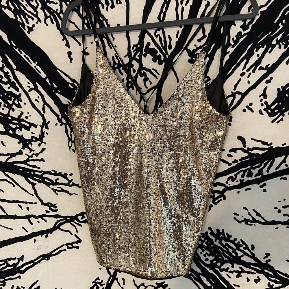 Sequin Tank Top